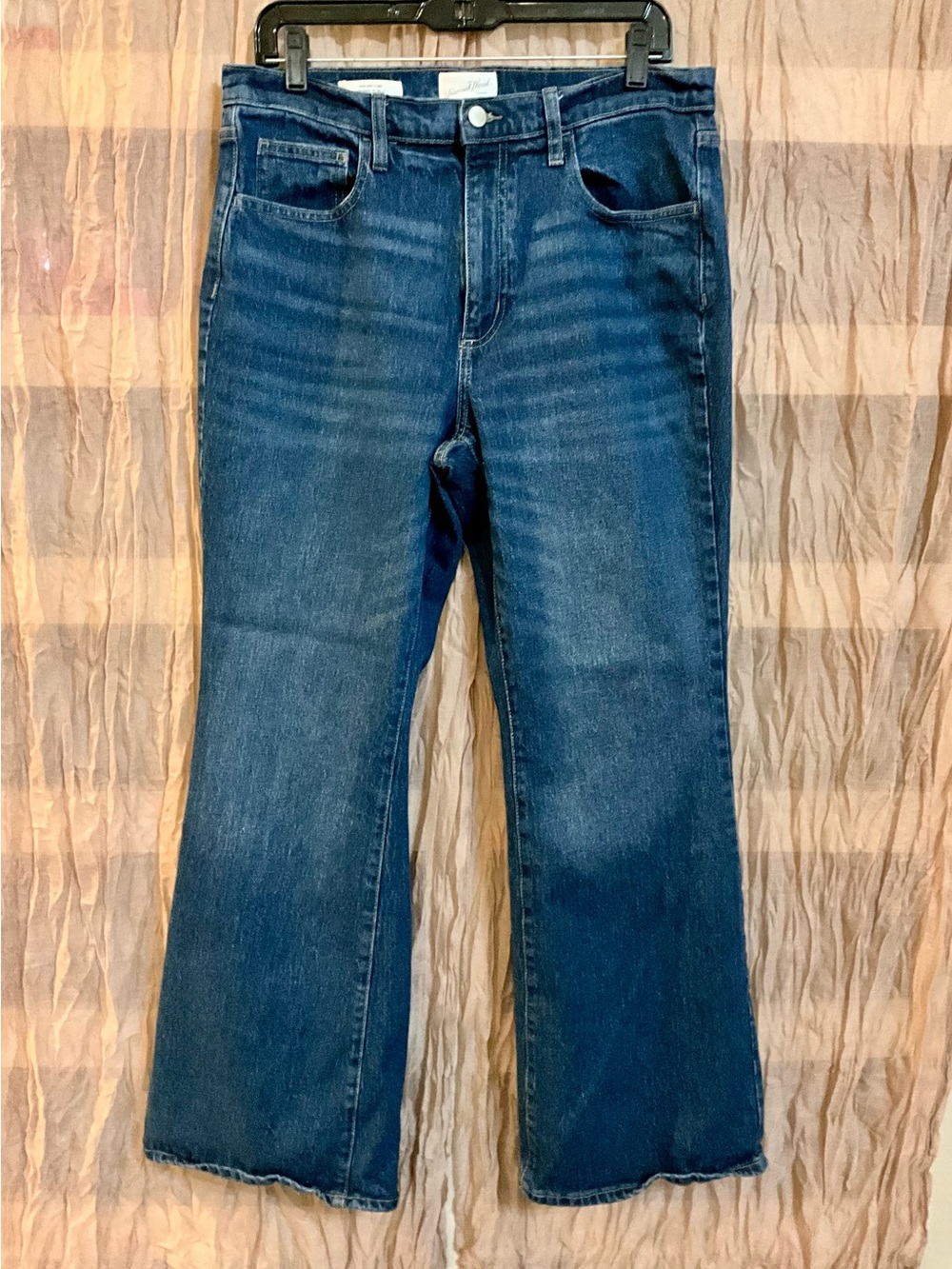 Universal Thread Dark Blue High-Rise Flare Jeans. NWOT  Size 12 Short